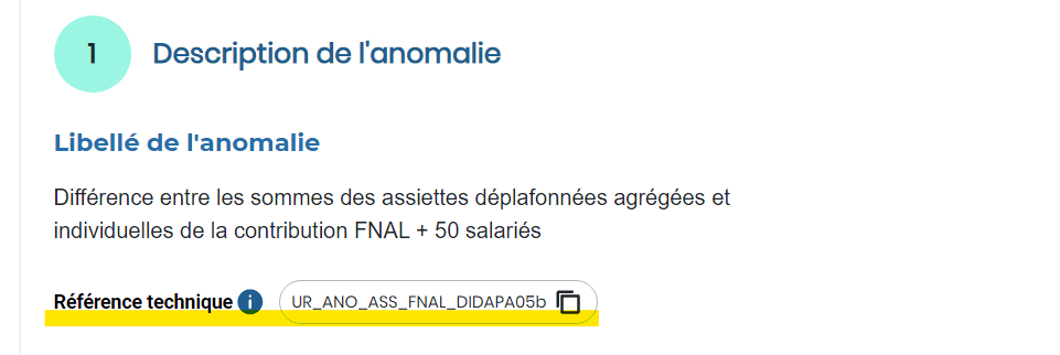 Image montrant la référence technique